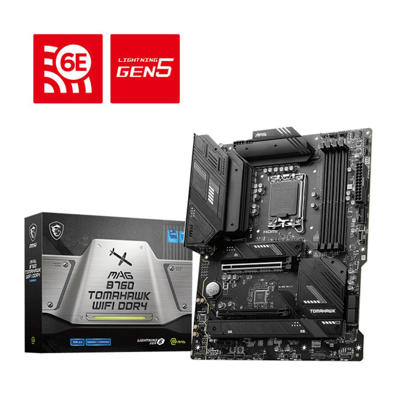MSI MAG B760 Tomahawk Wifi DDR4 Motherboard