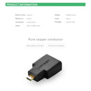 Ugreen Micro HDMI Male to HDMI Female Adapter (Black) (20106/20106)