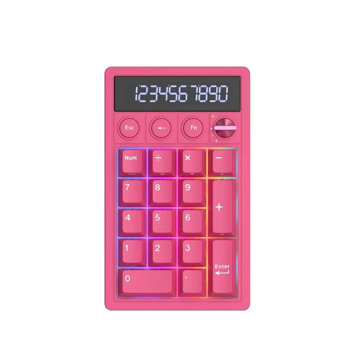 Royal Kludge M20 Tri-Mode RGB Numeric KeyPad & Calculator Berry Red
