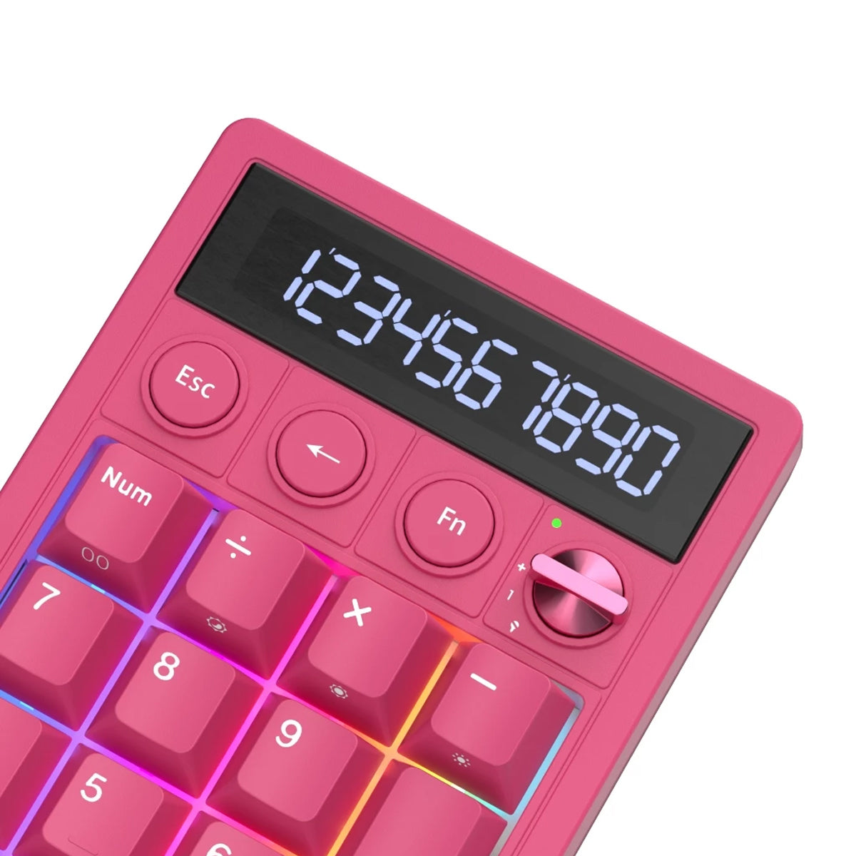 Royal Kludge M20 Tri-Mode RGB Numeric KeyPad & Calculator Berry Red