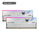 Acer Vesta II 32GB (2x16GB) 6000MHz CL36-45-45-96 AMD EXPO Ready DDR5 UDIMM (Black, Silver) (BL.9BWWR.652, BL.9BWWR.653)