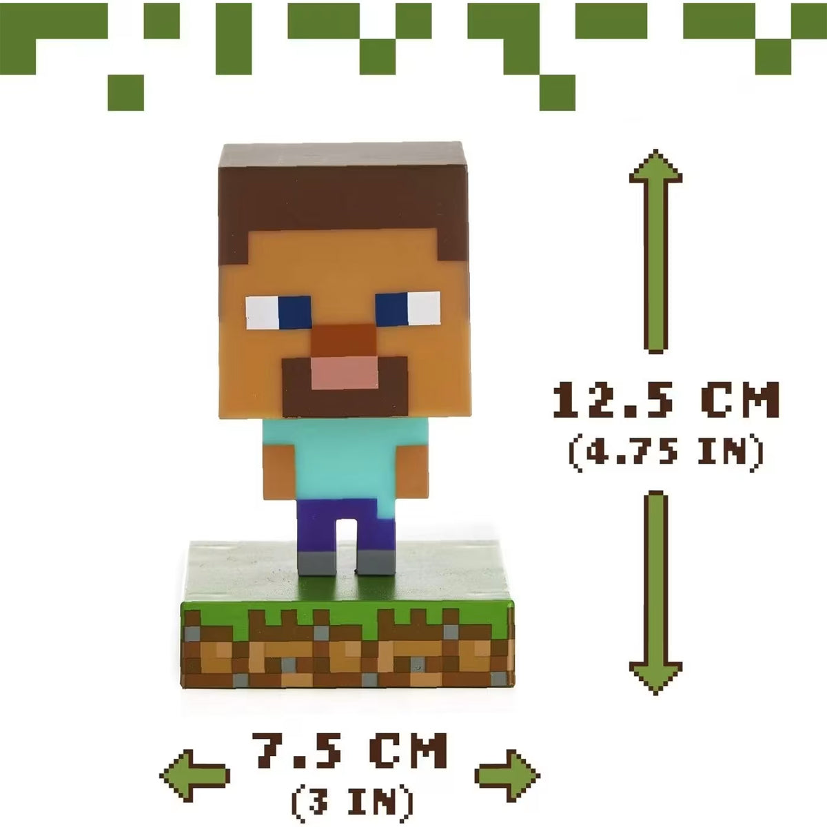 Paladone Minecraft Steve Light Icon Lights (#001) (PP6594MCFV4)