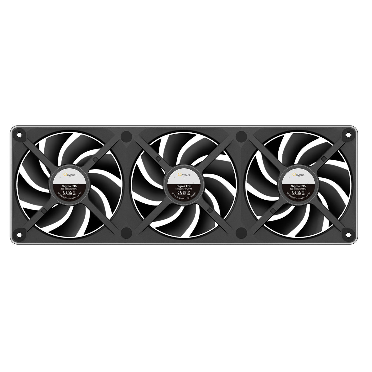 Ocypus Sigma F36 ARGB 360mm Integrated ARGB Suspended Illuminated Fan Hub