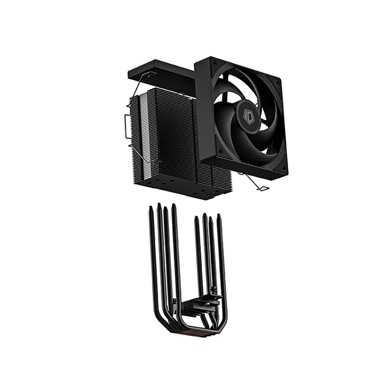ID-Cooling SE-214-XT V2 CPU Cooler with 120mm PWM Fan (Black)