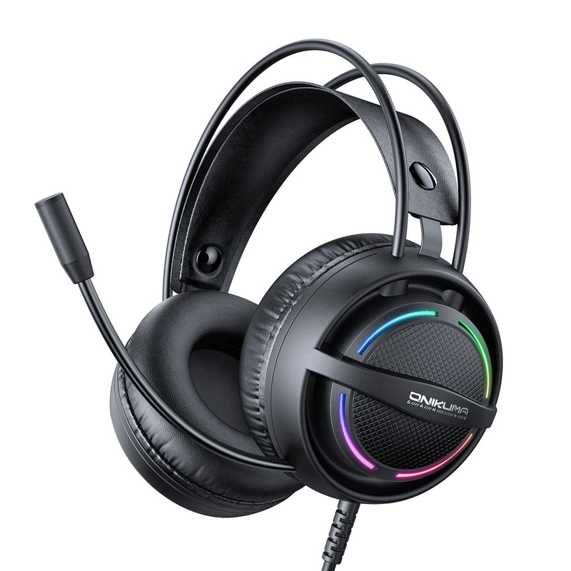 Onikuma X88 RGB Wired Gaming Headphone (Black)