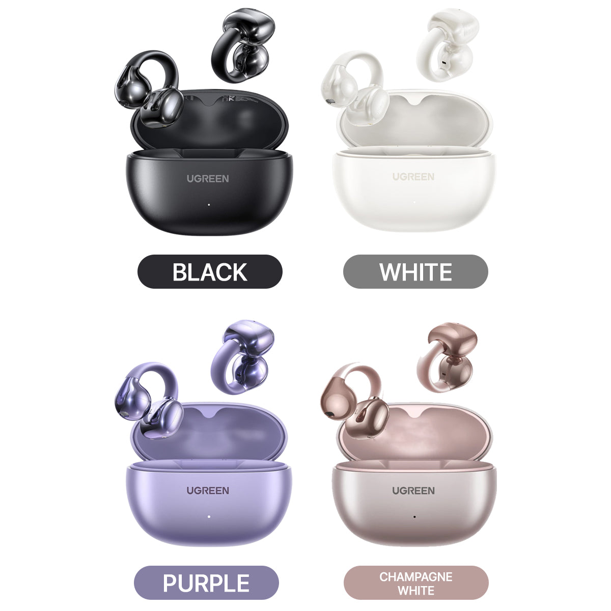 Ugreen Hitune S3 True Wireless Earbuds (Black, White, Purple, Champagne Gold)