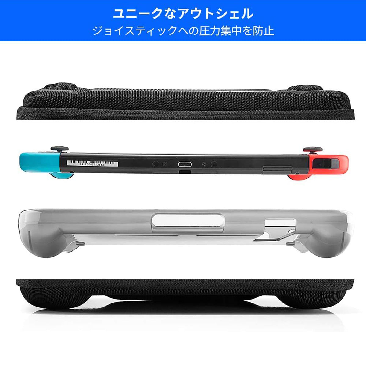 NSW TOMTOC TRAVEL CASE COMBO SET DESIGNED FOR N-SWITCH (BLACK)