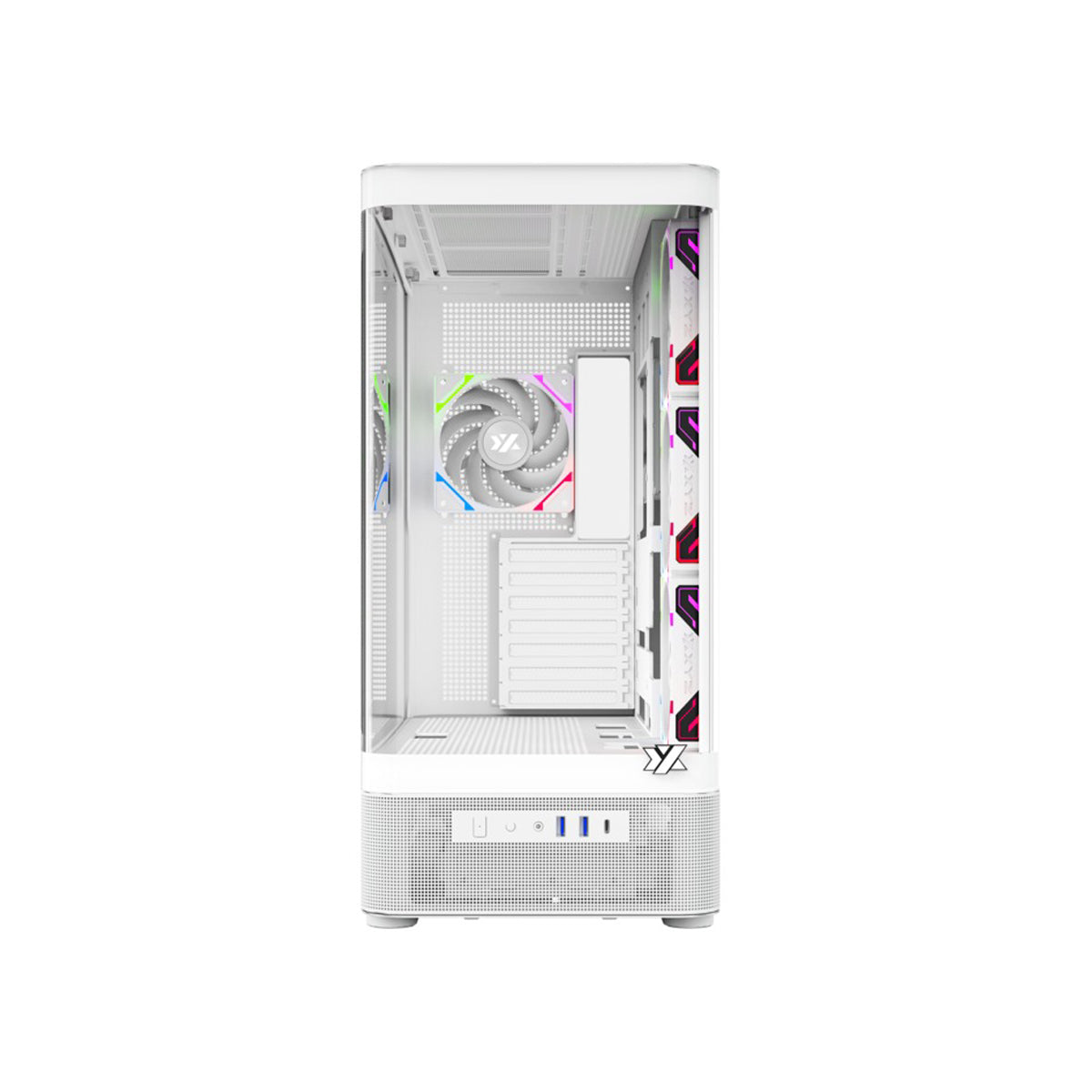 XYZ Quantum Pro ATX Curved Glass Panoramic PC Case 