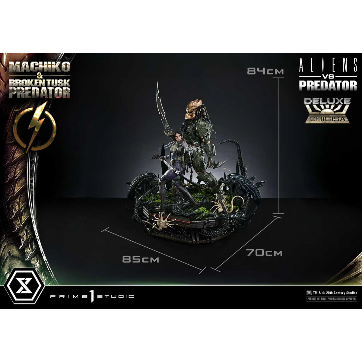 Ultimate Premium Masterline Aliens vs. Predator Machiko & Broken Tusk