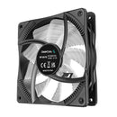 Deepcool RF120 FS 3-IN-1 3X120MM Hydro Bearing 500-1500RPM PWM Control 9 Blades 4-PIN RGB LED Fans (DP-FLED3-RF120FS-3P)