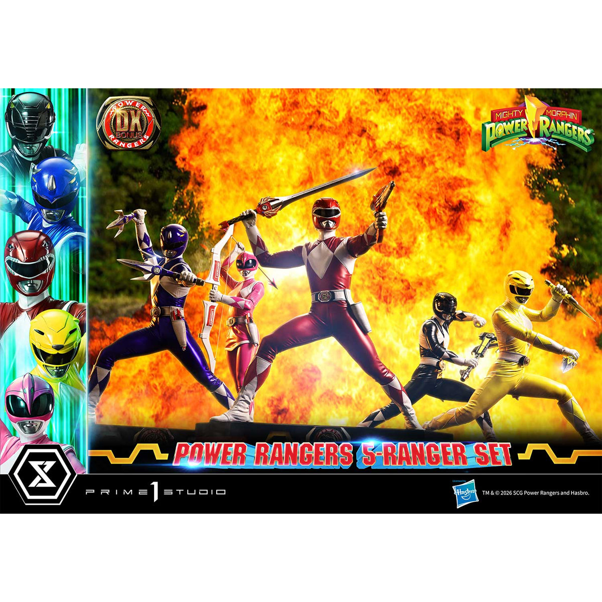 Premium Masterline Mighty Morphin Power Rangers: Power Rangers 5-Ranger Set