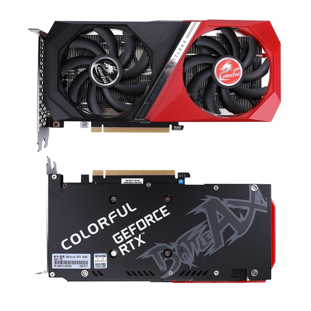 Colorful GeForce RTX 3060 Battle AX Duo 12GB V2-V GDDR6 Graphics Card