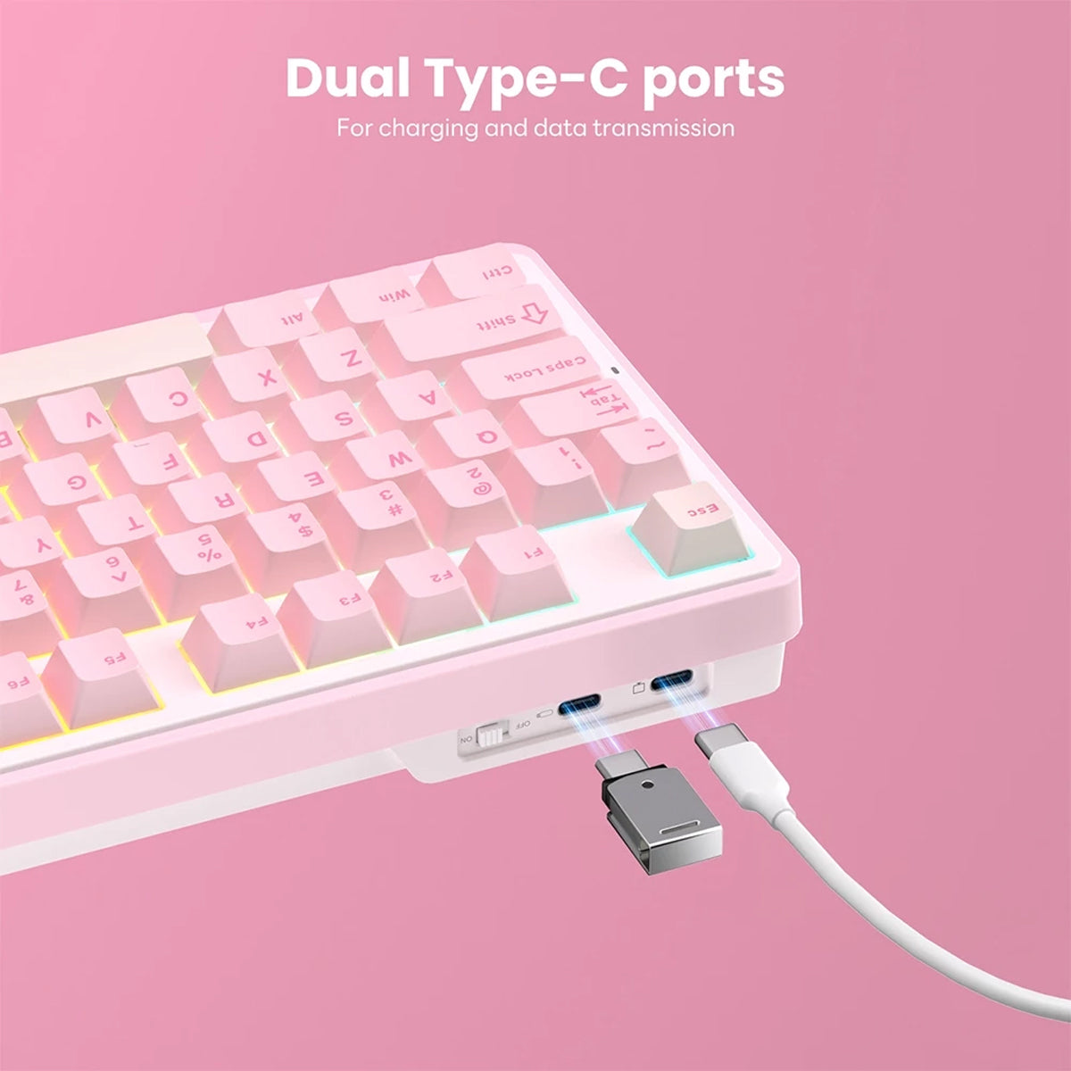 Royal Kludge RK-N99 Tri-Mode RGB Hot Swappable Mechanical Keyboard