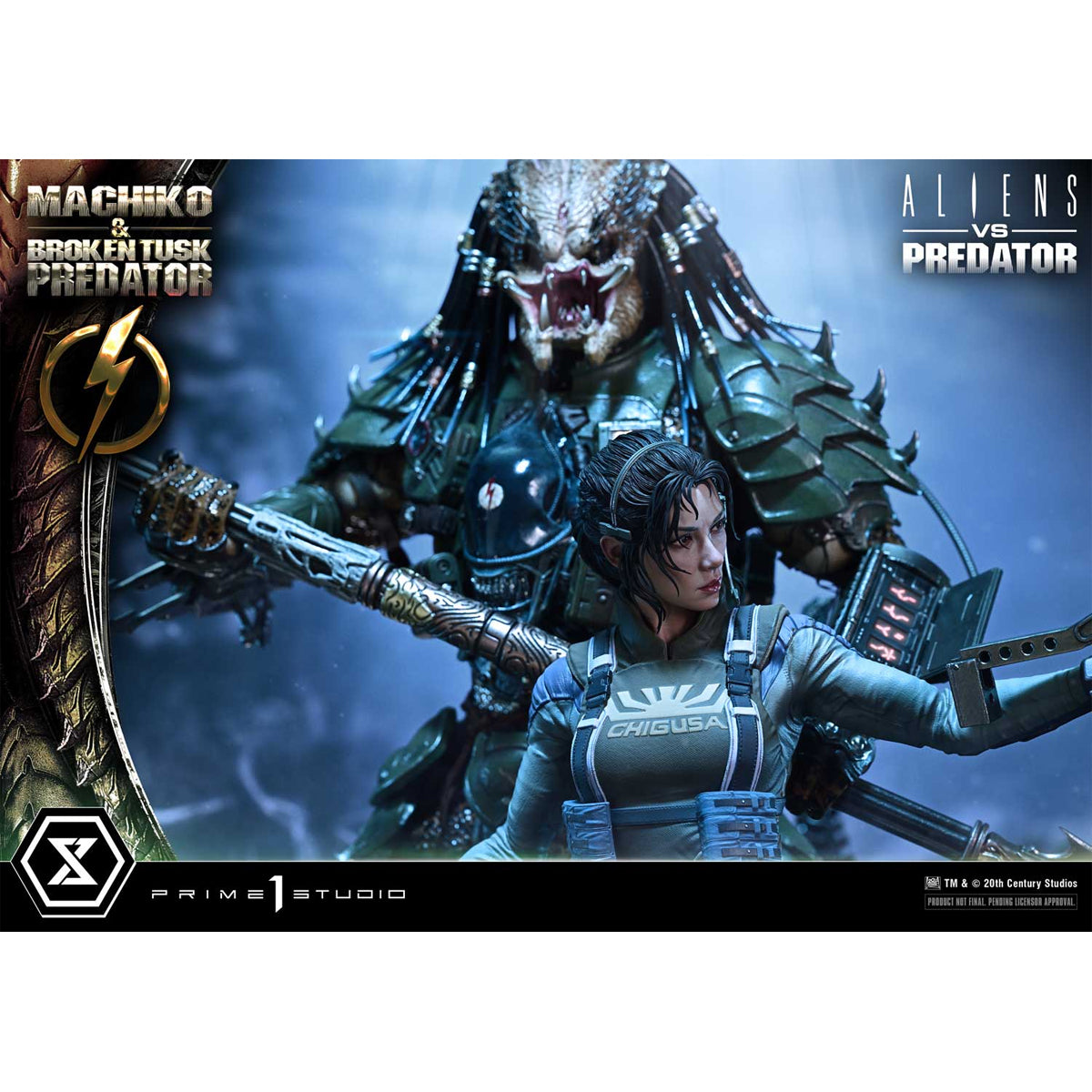 Ultimate Premium Masterline Aliens vs. Predator Machiko & Broken Tusk