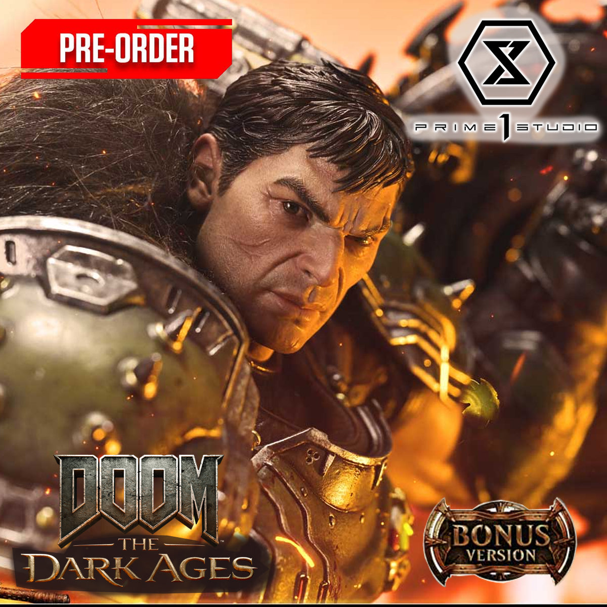 Ultimate Premium Masterline DOOM: The Dark Ages Doom Slayer DX Bonus v