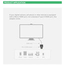 Ugreen Micro HDMI Male to HDMI Female Adapter (Black) (20106/20106)