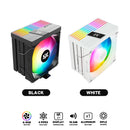XYZ Thermax 4 Pulsar ARGB Performance Air Cooler (Black, White)
