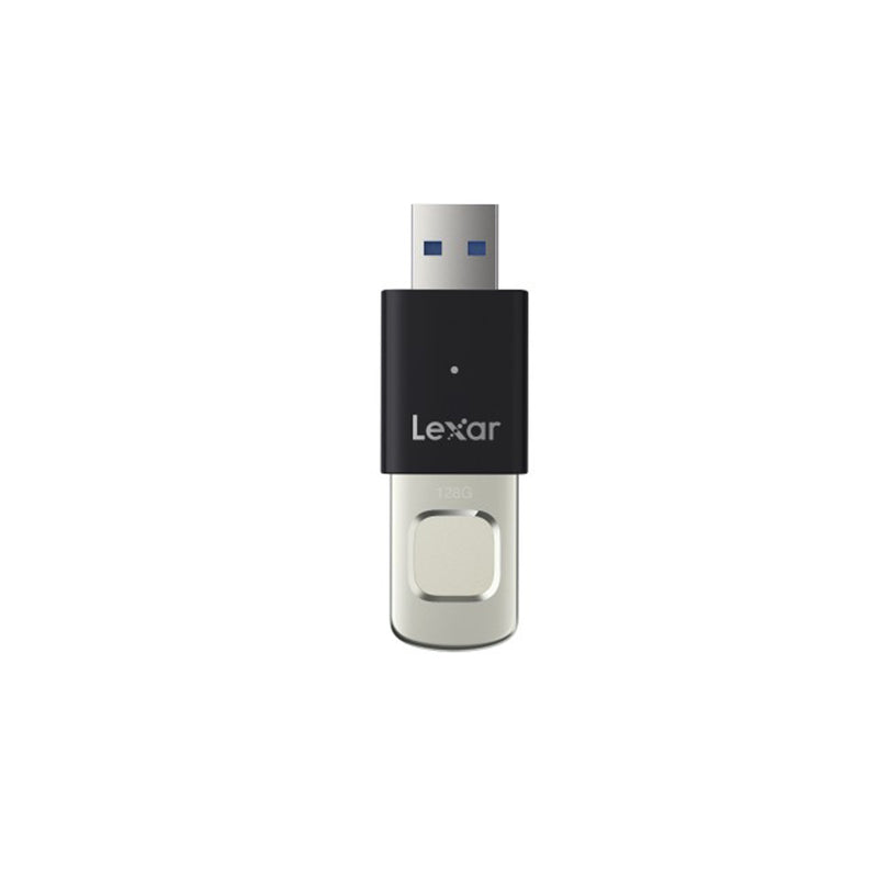 Lexar JumpDrive Fingerprint F35 PRO 128GB USB 3.2 Gen 1 Type-A 400MB/s Read Flash Drive (LJDF35P128G-RNBNG)