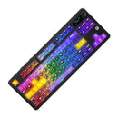Ajazz MK87 Pro RGB Tri-Mode Mechanical Keyboard (Transparent Yellow-Purple Deep-Purple) (Lichee Switch)