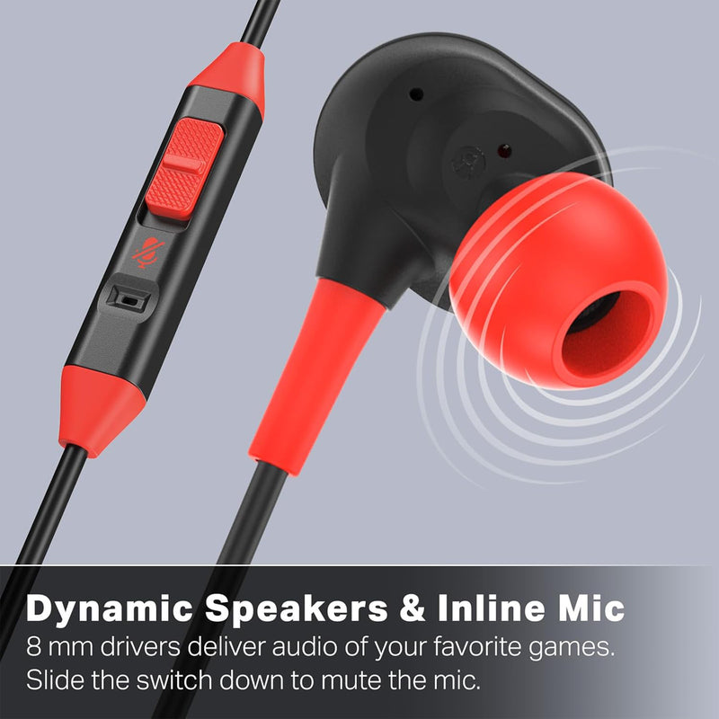 PowerA Wired Earbuds for Nintendo Switch 2 (Black)