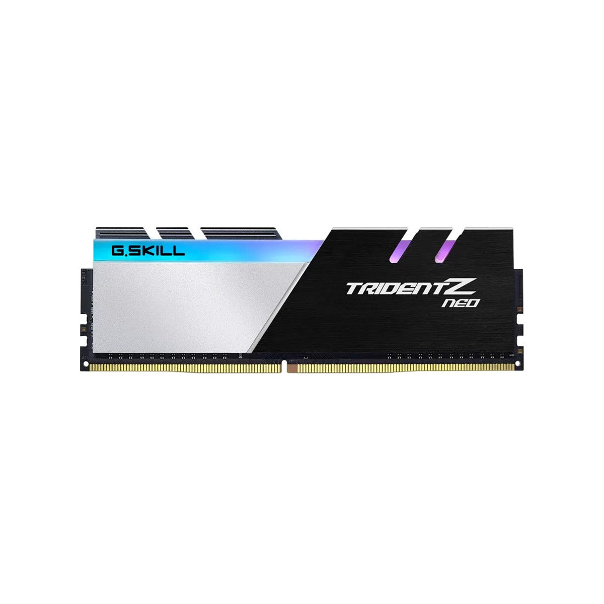 G.Skill Trident Z Neo RGB 32GB (2X16GB) DDR4 3200MHZ CL16-18-18-38 1.35V Desktop Memory (Black/Silver) (F4-3200C16D-32GTZN)