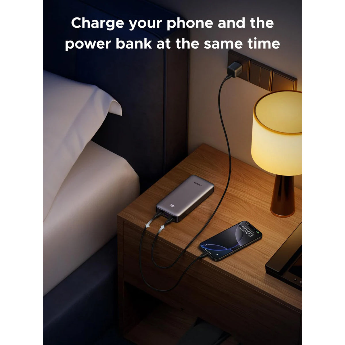 Ugreen 20000mAh 30W Two-Way Fast Charging Power Bank (PB532/55989B)