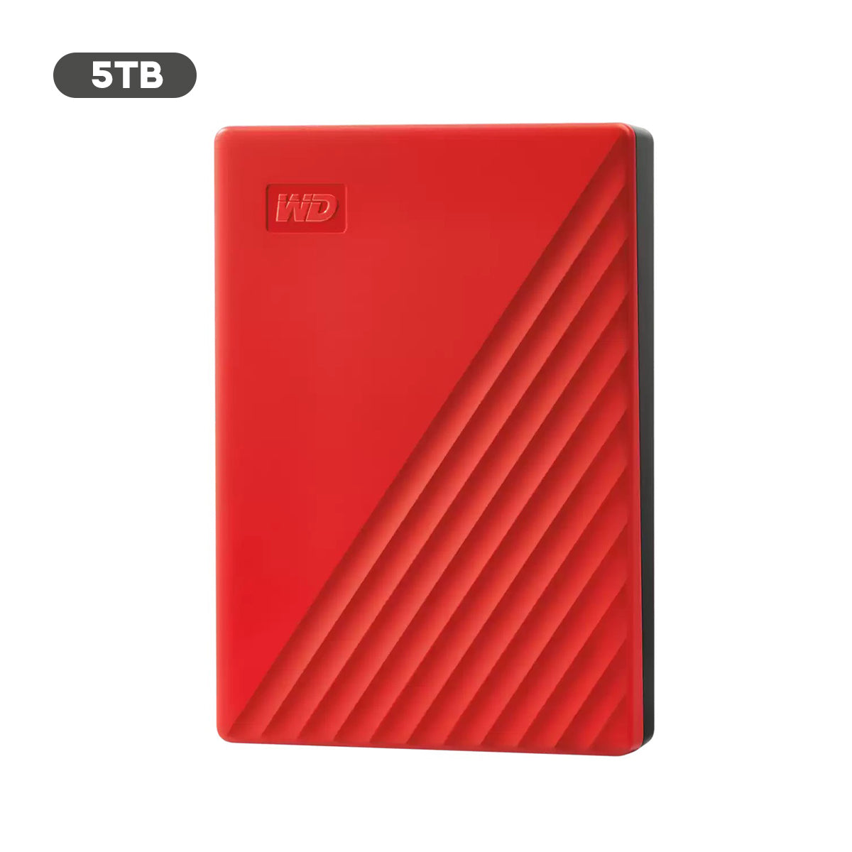 WD My Passport External Hard Drive USB 3.2 Gen 1 (5TB, 6TB) (Red)