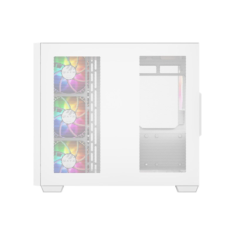 XYZ Qubex ATX PC Case with 4 Pre-Installed 120mm Pulsar ARGB Fans 