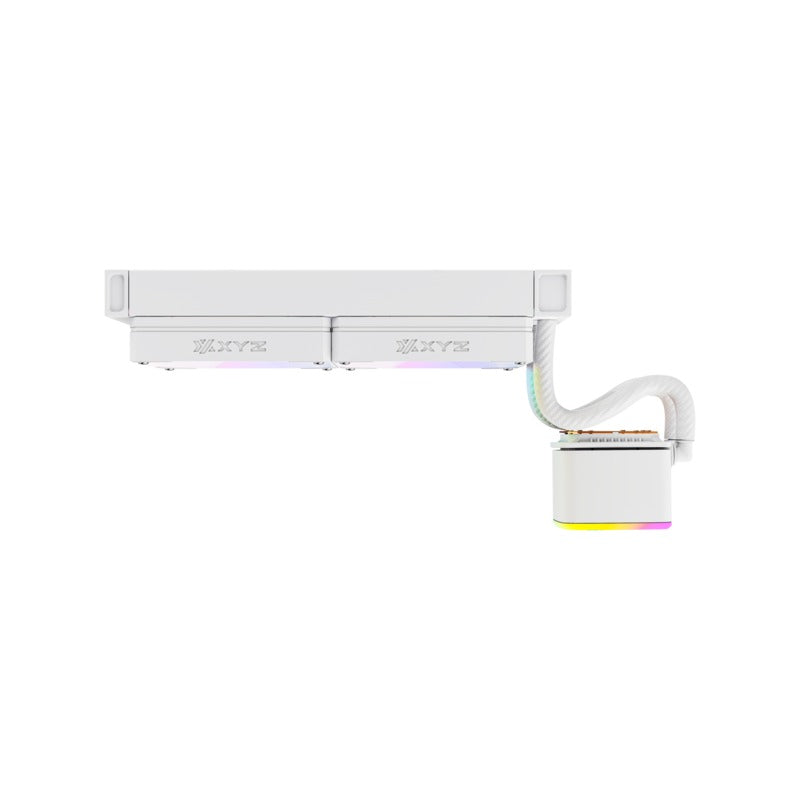 XYZ AquaPulse AIO 240 ARGB Liquid Cooler with Temperature Display