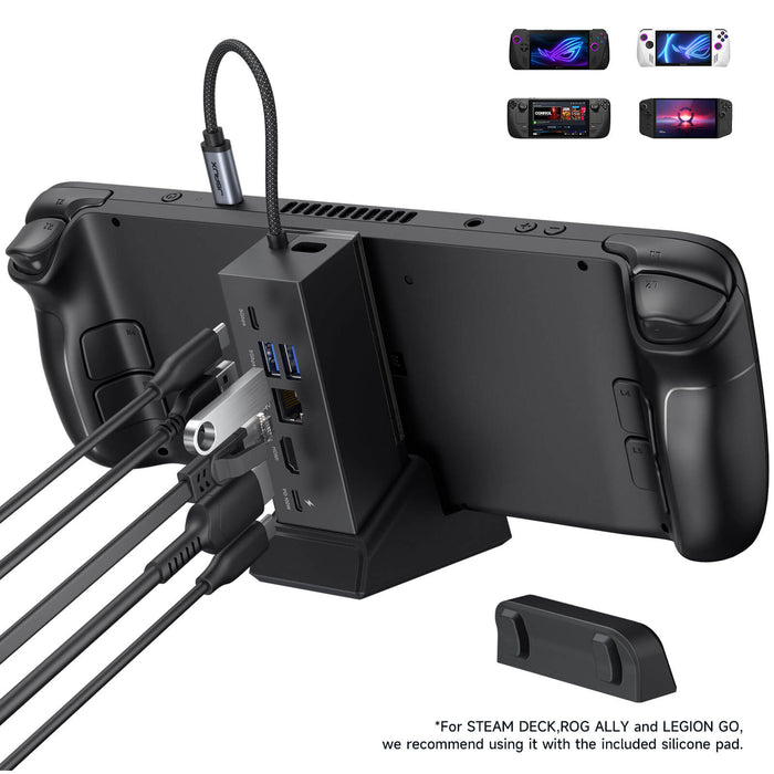 JSAUX 6-in-1 USB-C Multifunction Adapter (Black) (HB0609B)