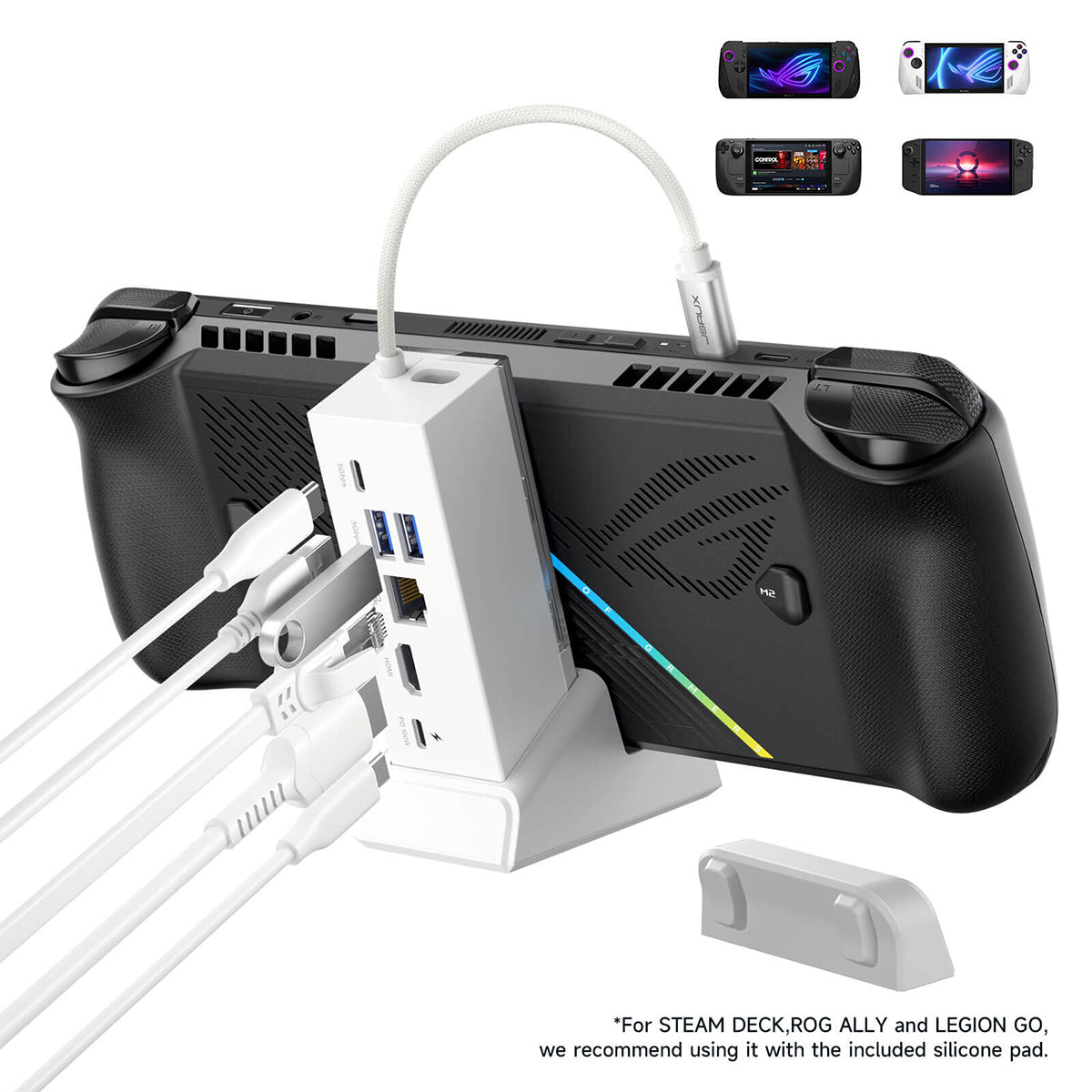 JSAUX USB-C 6-in-1 Multifunctional Docking Station