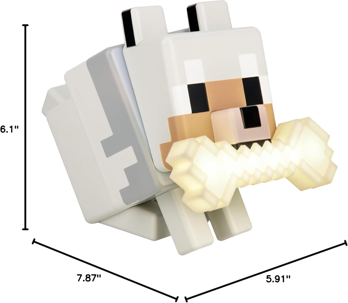 Paladone Minecraft GloBuddies Wolf Light (PP14761MCF)