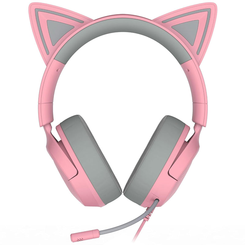 Razer Kraken Kitty V3 X Wired Kitty Headset for Gaming (Black, Quartz, White)
