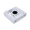 Lian Li Uni Fan TL Wireless LCD 120mm Reverse Blade Revolutionary ARGB Triple Fan (Black, White)