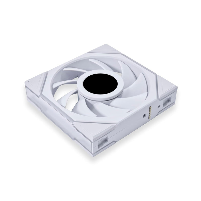 Lian Li Uni Fan TL Wireless LCD 120mm Reverse Blade Revolutionary ARGB Triple Fan (Black, White)