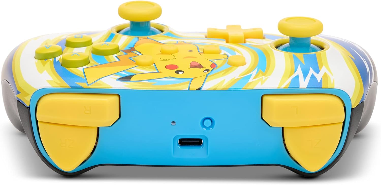 Power A NSW Enhanced Wireless Controller Pikachu Vortex For Nintendo Switch