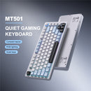 Onikuma MT501 81 Keys RGB Tri-Mode Membrane Keyboard (White)