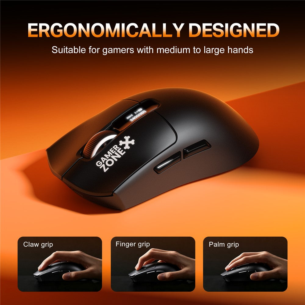 Onikuma DM10 Tri-Mode RGB Wireless Gaming Mouse