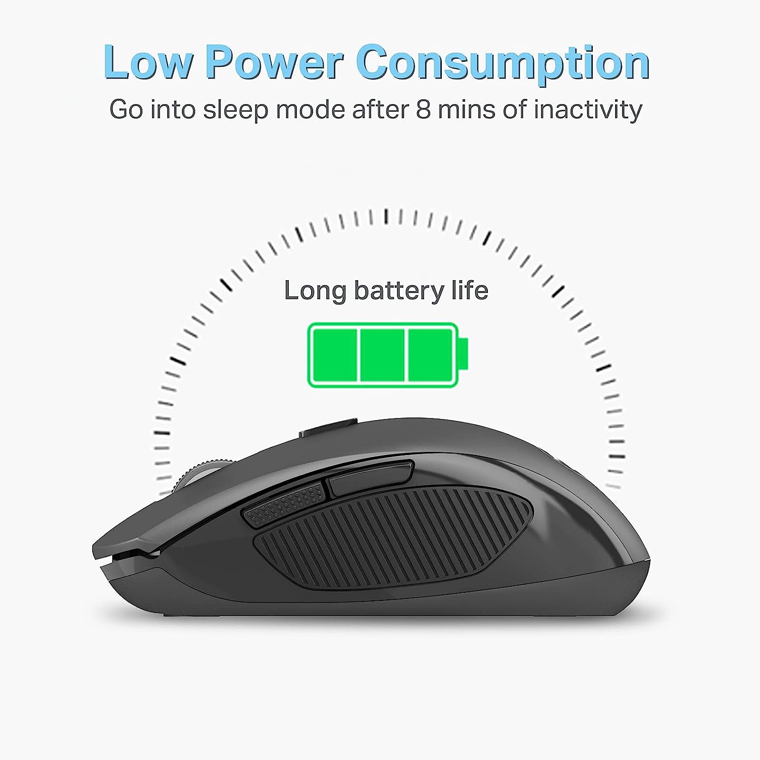 E-Yooso E-1131 Wireless Mouse (Black)