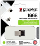 Kingston 16GB DT Microduo 3.0 OTG USB Flash Drive For Smartphones & Tablets