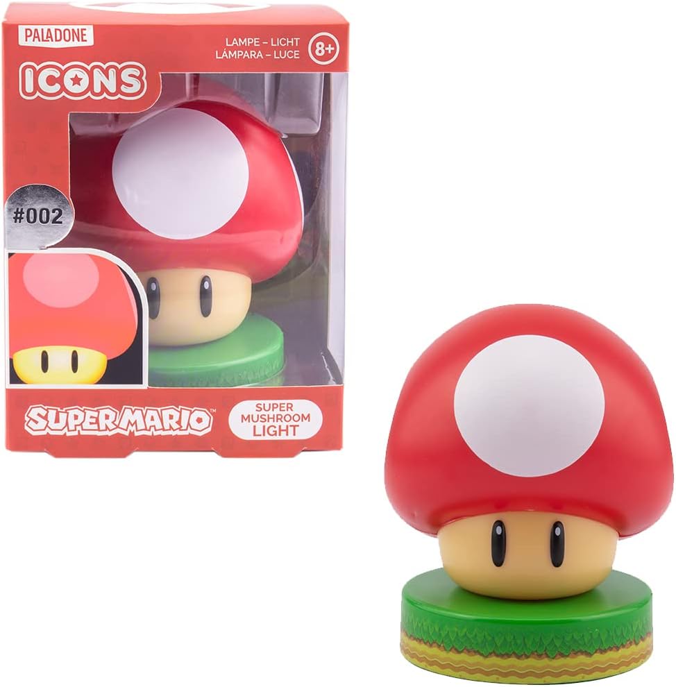 Paladone Super Mario Super Mushroom 3D Light V4 (PP4375NNV4)