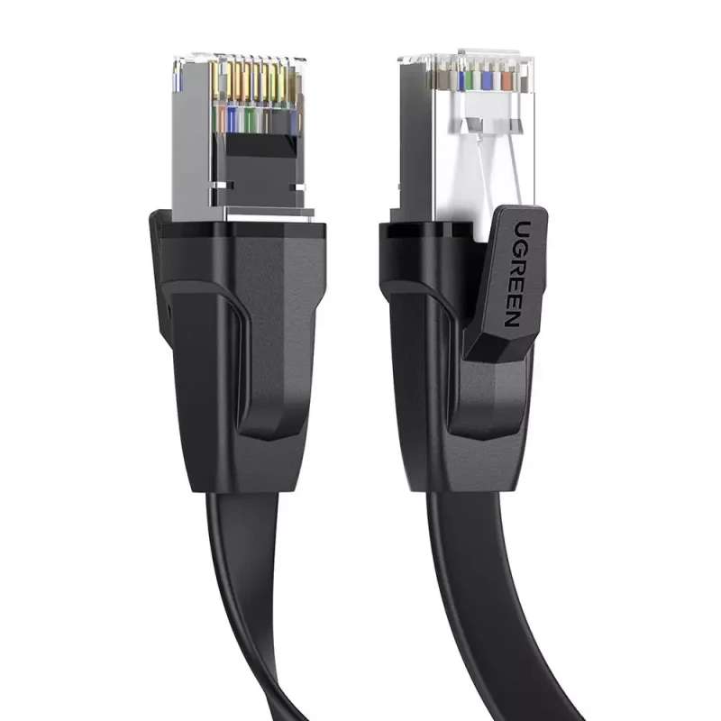 UGreen CAT8 U/FTP Flat Ethernet Cable - 3M (Black) (NW134/10982)