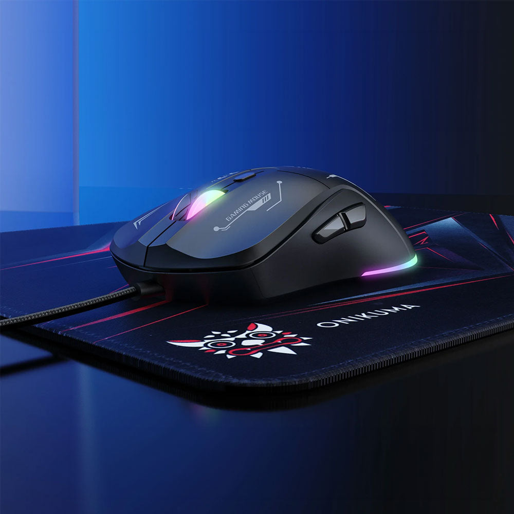 Onikuma TZ3006 3-in-1 RGB Keyboard / Mouse / Mousepad Gaming Combo (Black)