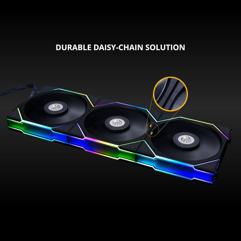 Lian Li Uni Fan TL Wireless 120mm Reverse Blade Revolutionary ARGB Single Fan