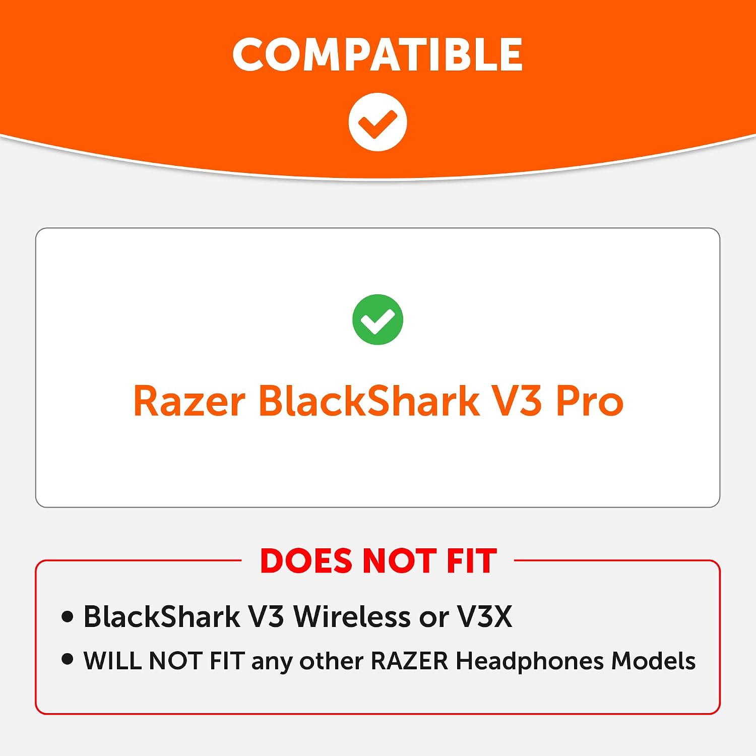 Wicked Cushions Razer Blackshark V3 Pro Earpads - WC FreeZe Cooling Gel