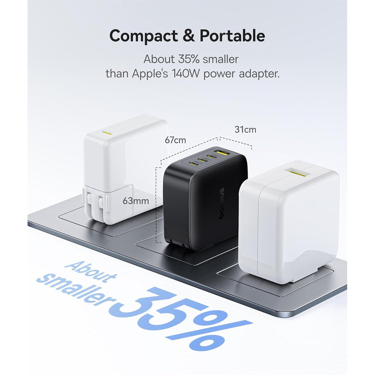 Baseus EnerFill FH11 GaN Fast Charger 3C+U 140W