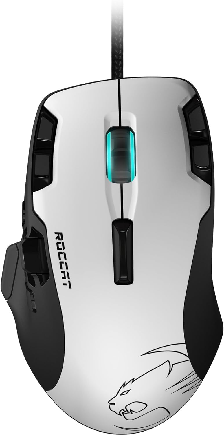 ROCCAT TYON WHT ALL ACTION MULTI-BUTTON GAMING MOUSE (ROC-11-851-AS)