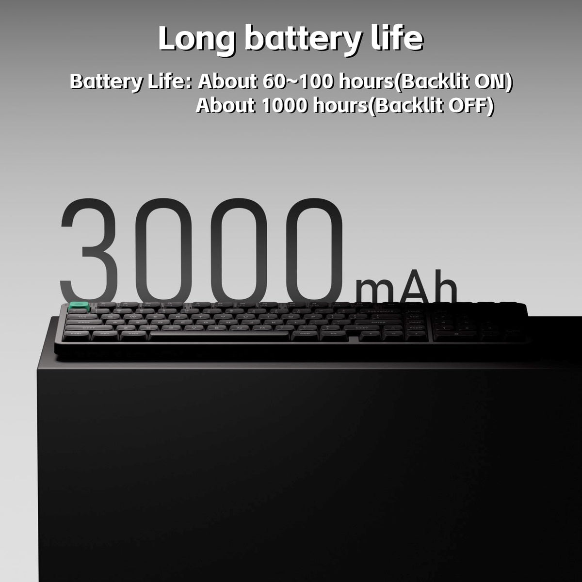 NuPhy Node100 Low-Profile Hot-Swappable Full-Size Wireless Mechanical Keyboard (Blush nano Switch)

