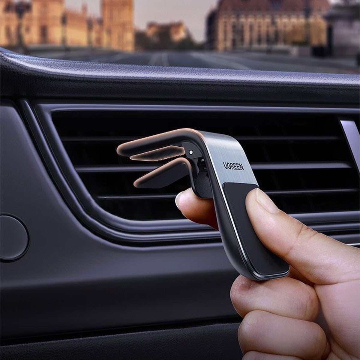 Ugreen Air Vent Waterfall-Shaped Magnetic Car Phone Holder (LP290/80712B)