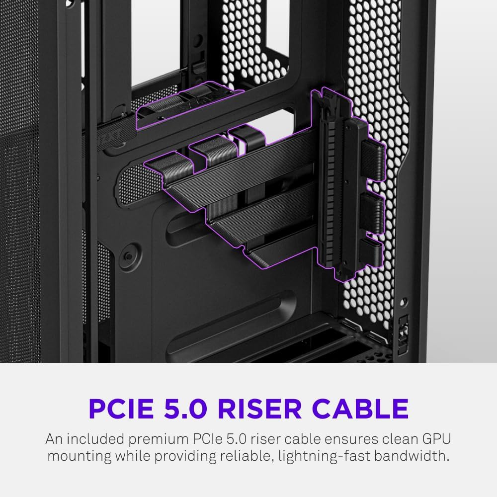 NZXT H2 Flow 2026 Mini-ITX Airflow Case (Black) (CI-H21FB-01)